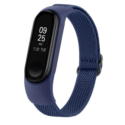 Bracelet en Nylon élastique pour Xiaomi Mi Band 6 5 4 3 bandes bracelet de montre réglable pour Xiaomi Mi Band 7 4 5 6 bracelet de remplacement