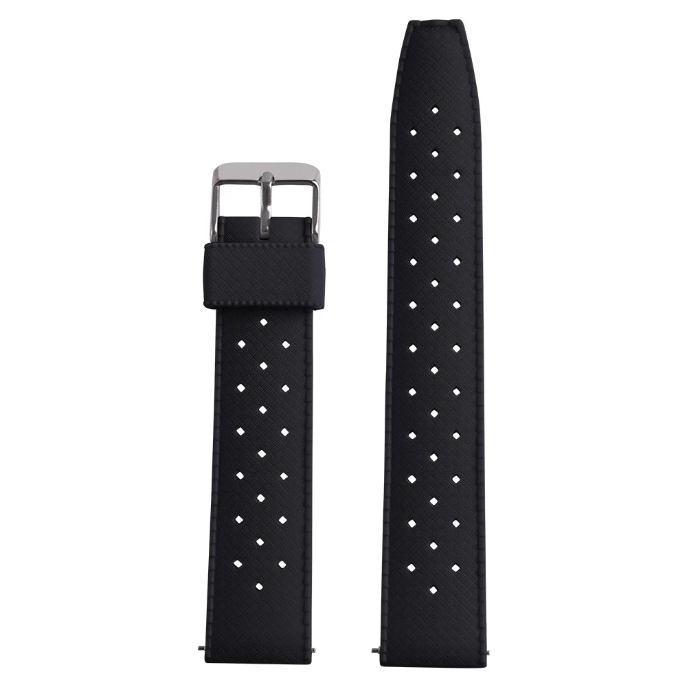 Nouveau Design bracelet de montre en Silicone Tropical à dégagement rapide 20mm 22mm bracelet de montre Durable bracelet de montre intelligente souple pour Oris Seiko Citizen