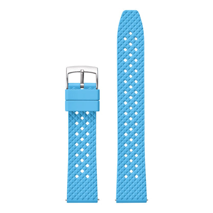STAPELP breathable fluoroelastomer watch strap 20mm 22mm waterproof diving quick release fluororubber FKM bracelet