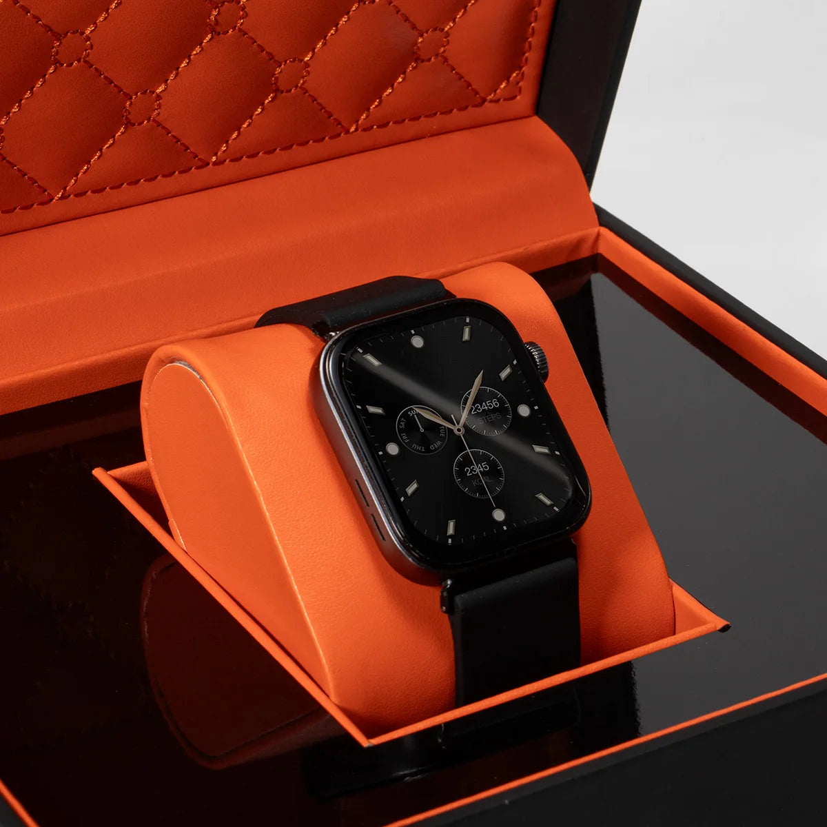 Luxury PU Leather Single Watch Storage Box, Multifunctional Travel Case with Accessories and Removable Pillow