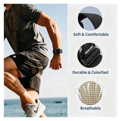 Sport Nylon Watch Strap for Google Fitbit Air, Adjustable Metal Sliding Buckle, Breathable Replacement Band