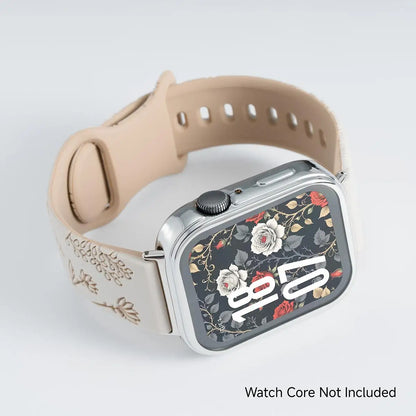 Bracelet + case for Huawei Watch Fit 4 / 4 Pro, TPU protective case, floral sport strap for Huawei Fit 4 4pro 3
