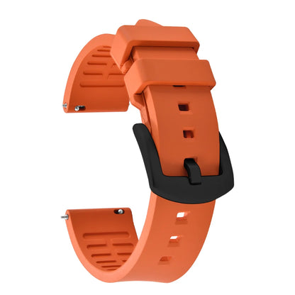 18/19/20/21/22/23/24mm FKM Rubber Watch Strap Diving Sports Quick Release Rubber Bracelet for Tissot/Seiko/Omega Watch Band