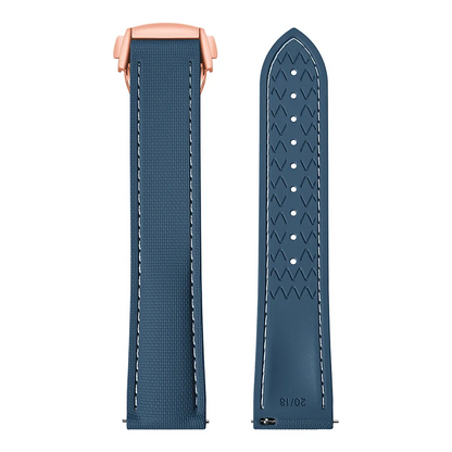 Ремешок для часов 20 мм из каучука FKM с быстросъемным механизмом для Omega Swatch, универсальный 20, 21, 22 мм, гибкий, дышащий, износостойкий, сменный ремешок