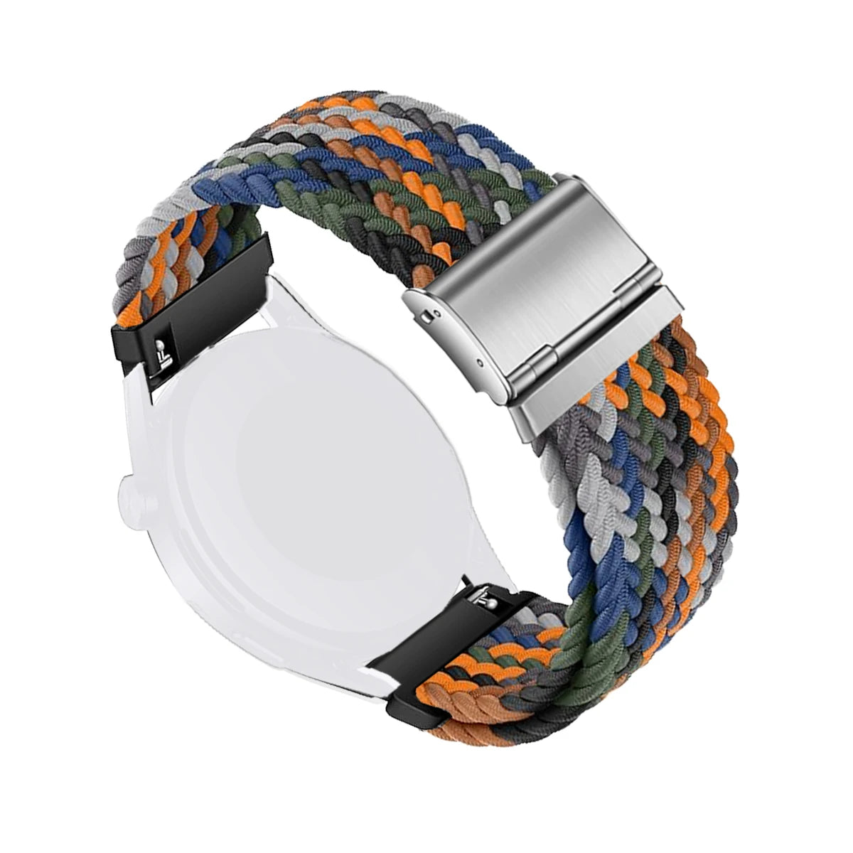 Bracelet à boucle tressée en Nylon, 20/22mm, pour Garmin Forerunner 265 55 965 165, Bracelet de Sport Garmin Venu 3/2 Vivoactive 5