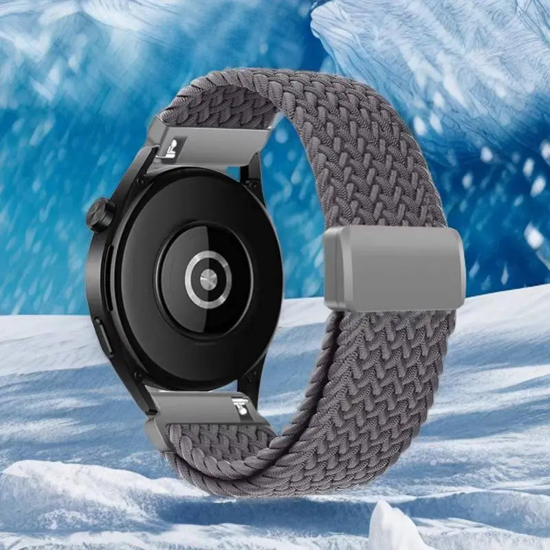Cinturino magnetico in nylon da 18/20/22mm, 1 pezzo, per Samsung Watch4/5/6/7 Huawei GT4/GT3/Watch 4/Amazfit GTR4/stratos/Garmin Venu/Fenix 7