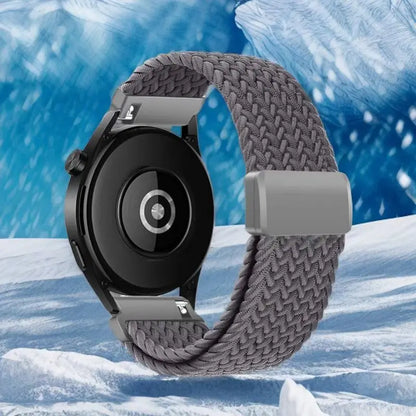 Cinturino magnetico in nylon da 18/20/22mm, 1 pezzo, per Samsung Watch4/5/6/7 Huawei GT4/GT3/Watch 4/Amazfit GTR4/stratos/Garmin Venu/Fenix 7