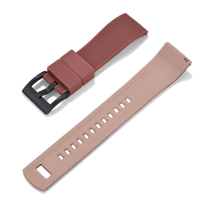 Nouveau bracelet de montre en Silicone Double couleurs personnalisé à dégagement rapide 20mm 22mm bracelet de montre doux Durable bracelets de montre de remplacement ceintures
