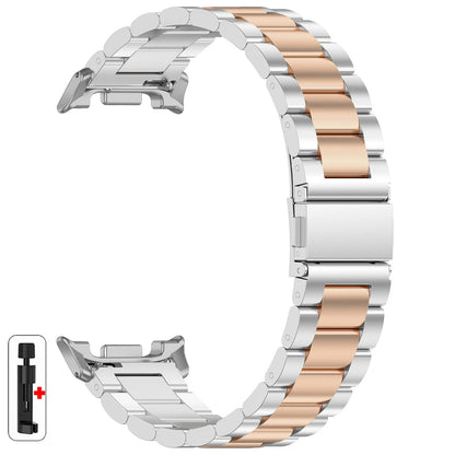 Luxury Stainless Steel Strap for Samsung Galaxy Watch 8 Classic 46mm, Metal Bracelet for Galaxy 8 40mm 44mm, Men's Watchband
