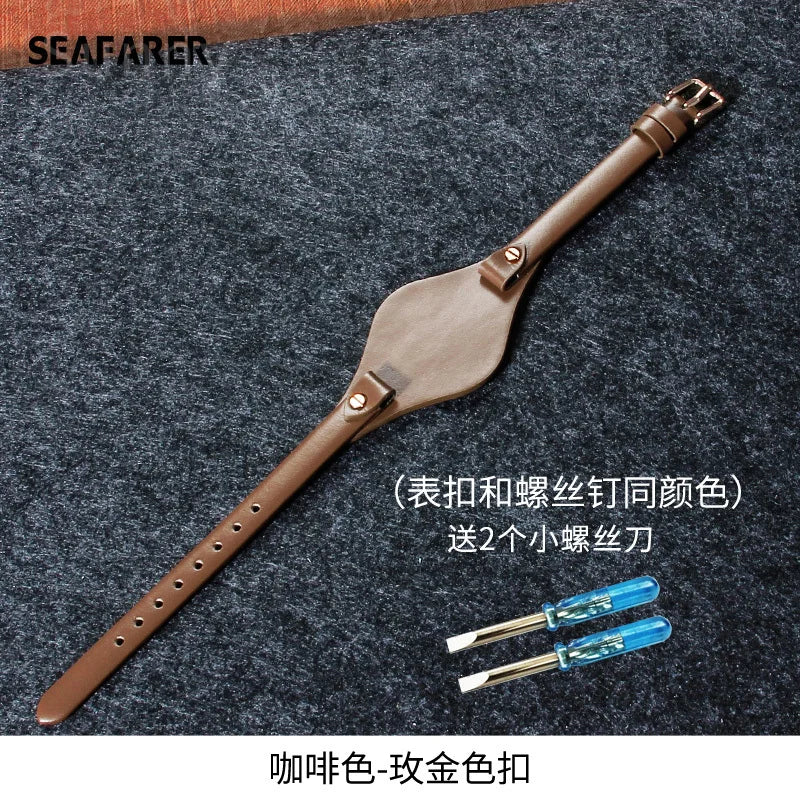 Bracelet de montre en cuir véritable pour femme, petit bracelet, cuir de vachette souple, fossile, ES3060, ES3565, ES2830, 3077, 3262, 3060, 4176, 4119, 8mm