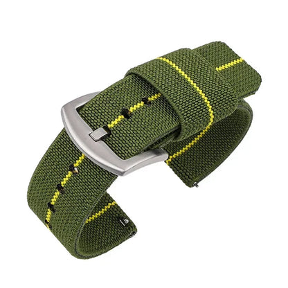 Bracelet de montre en Nylon 18mm 20mm 22mm 24mm bracelet élastique tissé armée pour Seiko bracelet à dégagement rapide bracelet de montre de Sport militaire pour hommes