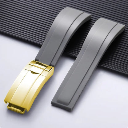 For Rolex 20mm Silicone Strap for Rolex Water Ghost Daytona Submariner, Rubber Silicone Watch Strap, Waterproof Bracelet