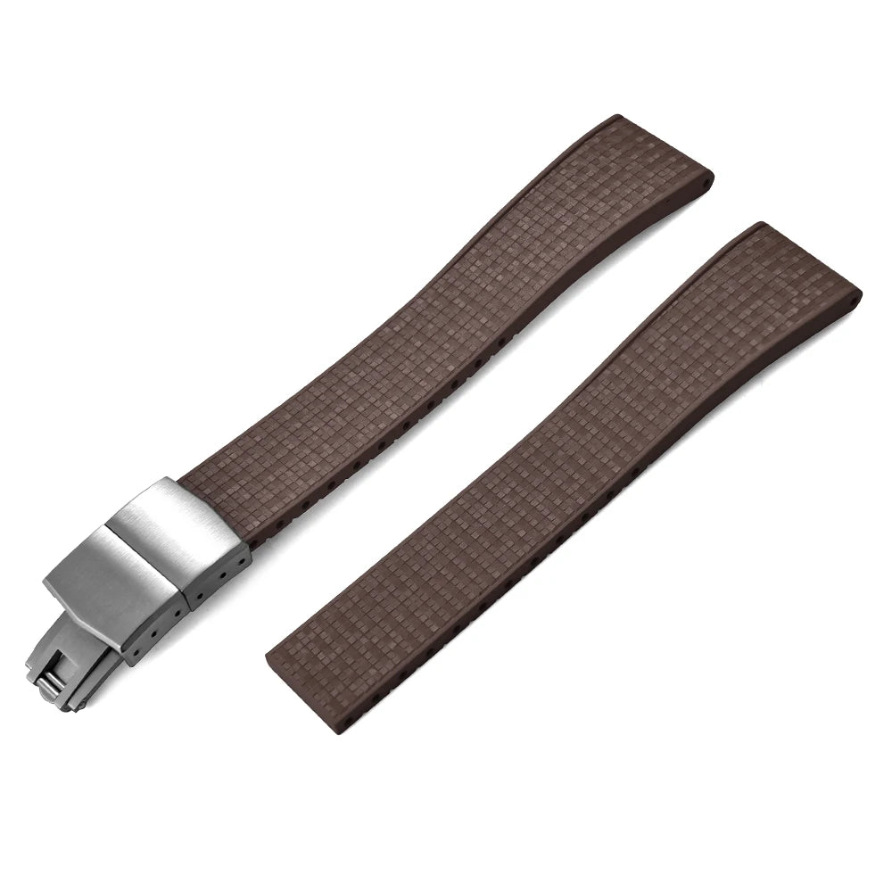 STAPELP 20mm a 22mm tutte le misure mosaico CTS FKM cinturini in caucciù per orologi Rolex Cartier IWC Omega Tuber cinturino con sgancio rapido