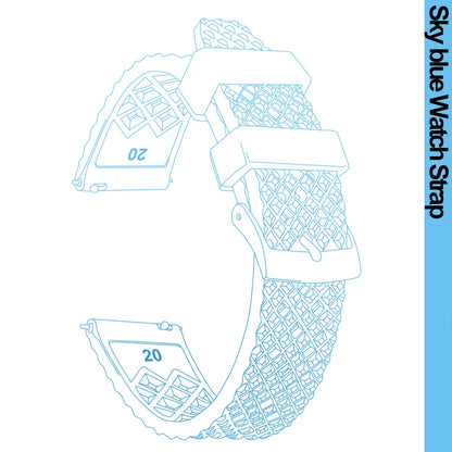 Cinturino per orologio Rapide Premium in gomma a nido d'ape - Universale