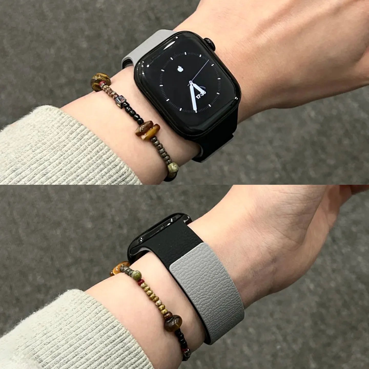 Bracelet en silicone magnétique bicolore pour Huawei Fit 4Pro 4 3 2 1