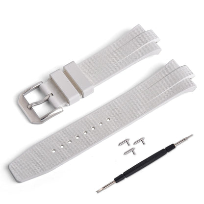 Nuovo cinturino in gomma fluorurata da 9 mm per Citizen NJ0150 NJ0151 ME Series FKM con estremità convessa a sgancio rapido