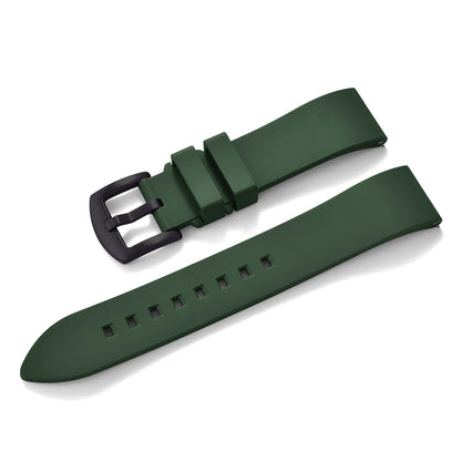Quick Release Classic Fluoro Rubber Watch Straps, 18-19-20-21-22-23-24mm, FKM FPM, For Any Brand, Diving Watch Bands