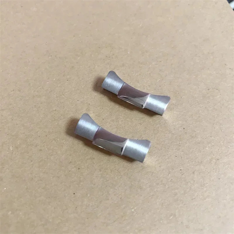Datejust – Curved end link for Rolex bracelet, in rubber and leather, watch part, seamless connection, 21mm, 41mm