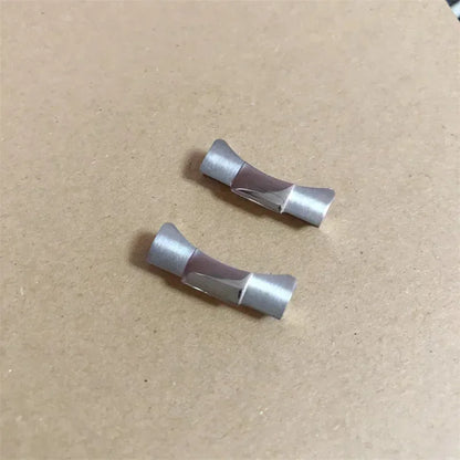 Datejust – Curved end link for Rolex bracelet, in rubber and leather, watch part, seamless connection, 21mm, 41mm