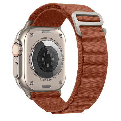 Bracelet à boucle alpine pour Apple watch Ultra 3 2 bandes 49mm 45mm 44mm 40mm 41mm 46mm 42mm Bracelet iWatch série 11 10 SE 9 8 7 6 5 4