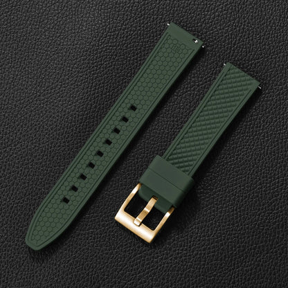 Bracelet en caoutchouc fluoré FKM, 18mm 20mm 22mm 24mm, Bracelet de montre à dégagement rapide pour plongée Omega Seiko Tissot Rolex, ceinture universelle