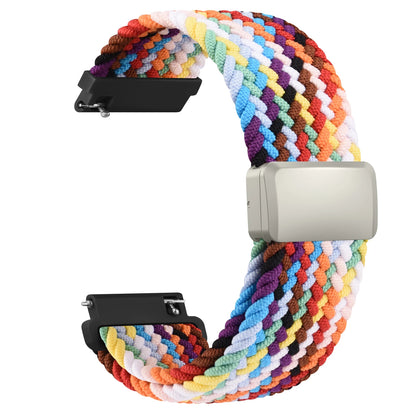 Bracelet tressé 18/20/22mm pour Garmin Vivoactive 4 5 3 S/Venu 3 2s Sq 2 Plus/Forerunner 265 255S 645 245 Music/Vivomove