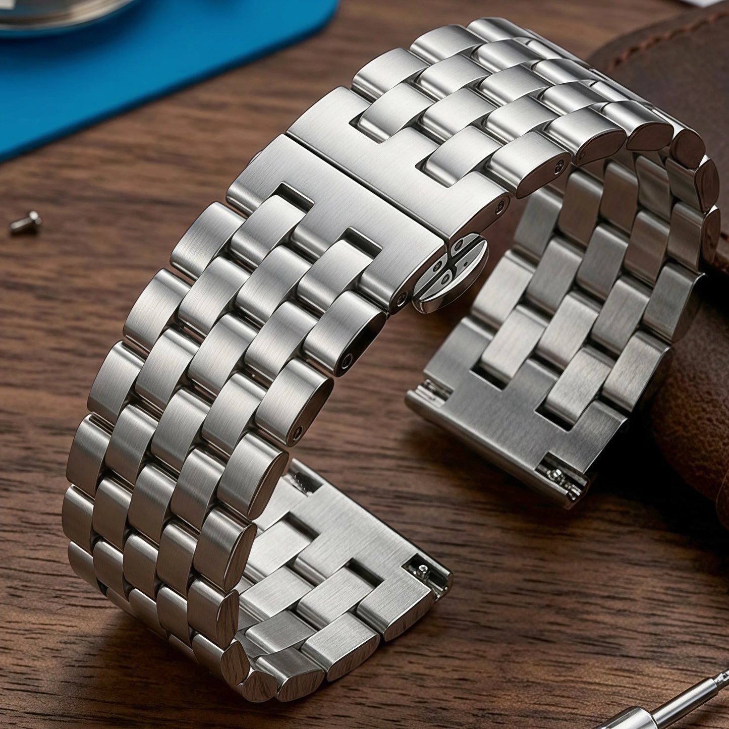 Bracelet de montre universel robuste, 20 22 24 26mm, en acier inoxydable massif, bracelet de remplacement en métal épais pour hommes
