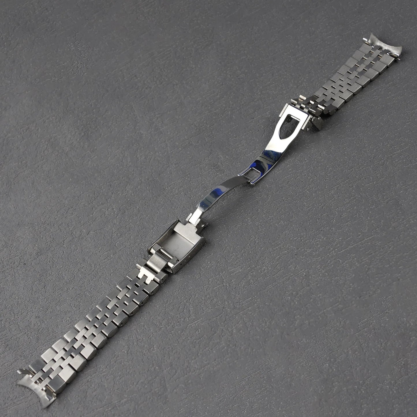 For Seiko DressKX 5 Sport (SRPE53 SRPE55 SRPE57 SRPE58) - Jubilee Watch Band 20mm Solid Curved End Stainless Steel Bracelet