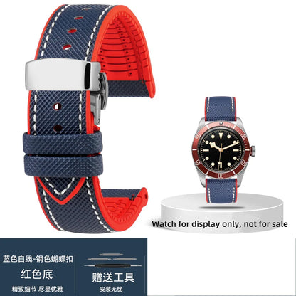 Per Casio Swordfish MDV-106 Marlin MDV106 Cinturino MDV107 MTPVD01 Cinturino in gomma Ghost Water 5374 Cinturino 22mm Cinturino sportivo