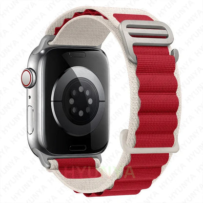Cinturino per Apple Watch, bracciale alpino per cinturino Apple Watch Ultra 2 3, cinturino 45mm 49mm 42mm 46mm 44mm 41mm 40mm, cinturino Iwatch serie 11 9 8 7 SE 10