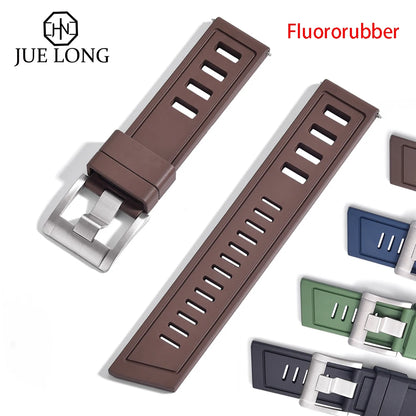 Nouveau Design SOFO fluororubber FKM bracelet de montre 20mm 22mm étanche bracelets de montre à dégagement rapide pour chaque marque montres de plongée