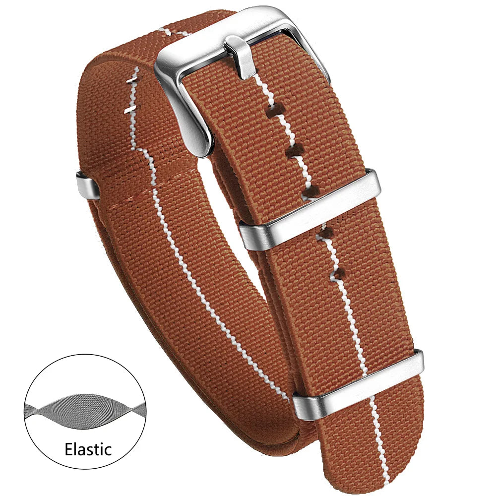 Bracelet de montre en Nylon 20mm 22mm bracelets de montre confortables boucle militaire lavable Blet pour hommes bracelets de montre