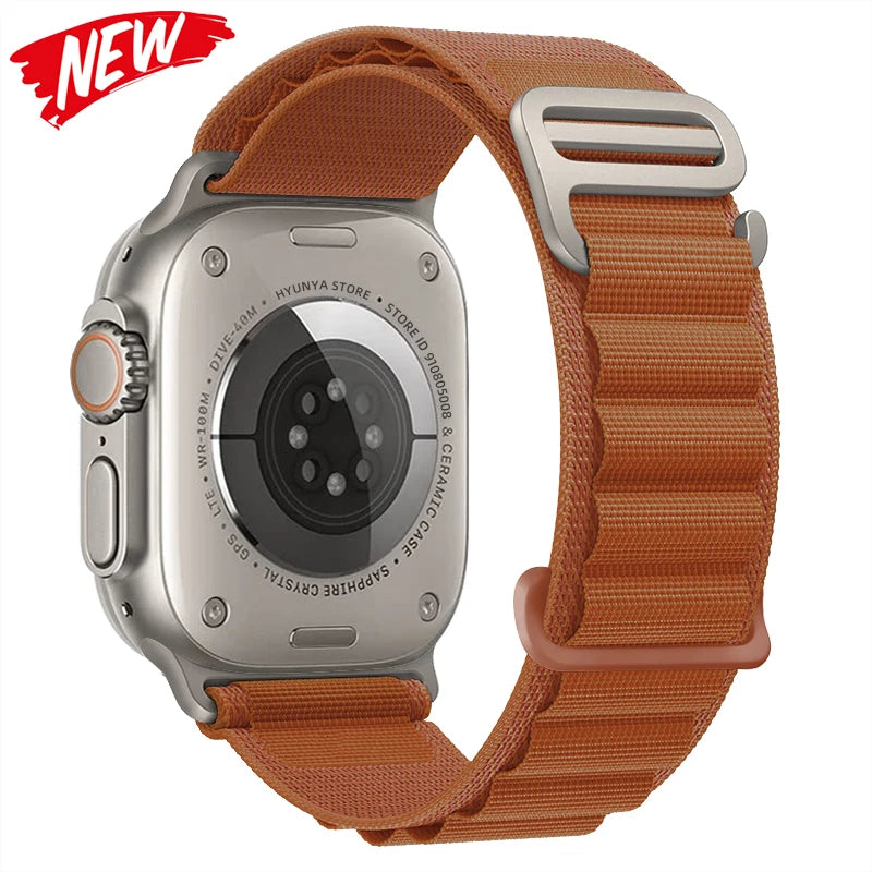 Cinturino per Apple Watch, bracciale alpino per cinturino Apple Watch Ultra 2 3, cinturino 45mm 49mm 42mm 46mm 44mm 41mm 40mm, cinturino Iwatch serie 11 9 8 7 SE 10