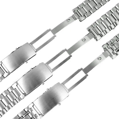 Bracelet de rechange en acier inoxydable pour Omega Seamaster/Speedmaster/Planet Ocean |   Bracelet de montre argenté 18 mm/20 mm/22 mm