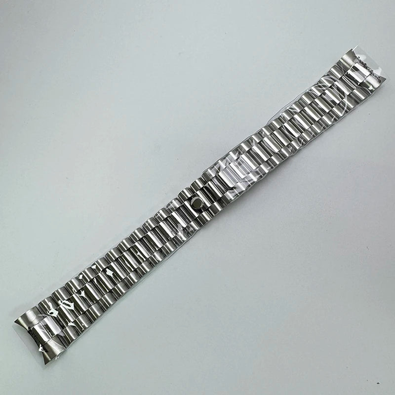 Silver Solid Stainless Steel Oyster/Jubilee Bracelet, 20MM Width, Adjustment Clasp for Datejust SUB GMT NH35 36/40mm Watch Case