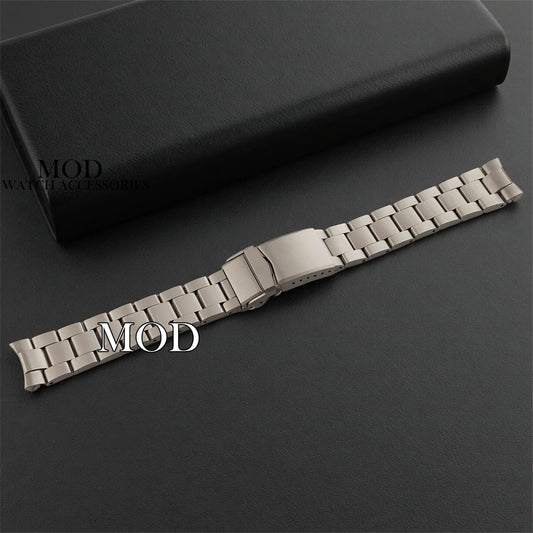 Bracciale per orologio in titanio pieno da 20 mm, per SUB GMT, accessori per orologi di alta qualità, ricambi per orologi MOD, cinturino per orologio in titanio