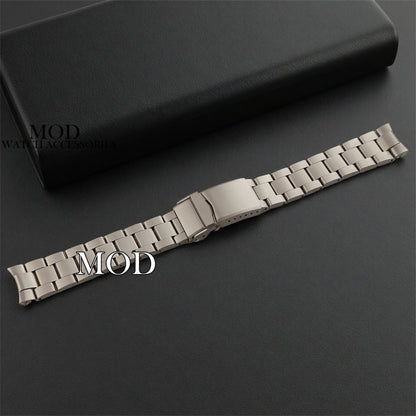 20MM Full Titanium Watch Bracelet for SUB GMT, High Quality Watch Accessories, MOD Watch Replacements, Titanium Watch Strap