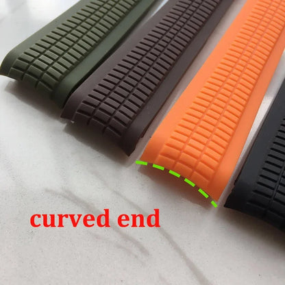Bracelet de montre 21mm pour Patek Philippe Aquanaut série 5164/5167, étanche, Anti-poussière, en caoutchouc, en Silicone, sans Logo