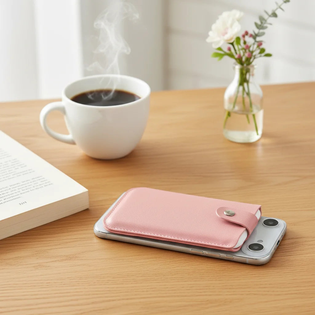 Étui de protection en cuir PU magnétique MagSafe pour batterie externe, compatible avec le chargeur portable iPhone 17 Air