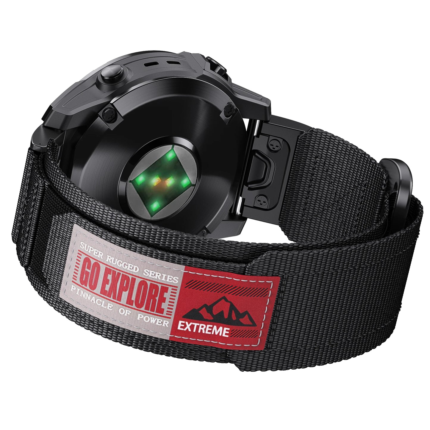Cinturino per orologio in Velcro QuickFit da 22 mm 26 mm per Garmin Fenix E 8 7 7X 6 6X Pro 5 5X, Epix 2 Pro, Instinct 3 2, Forerunner 955 945