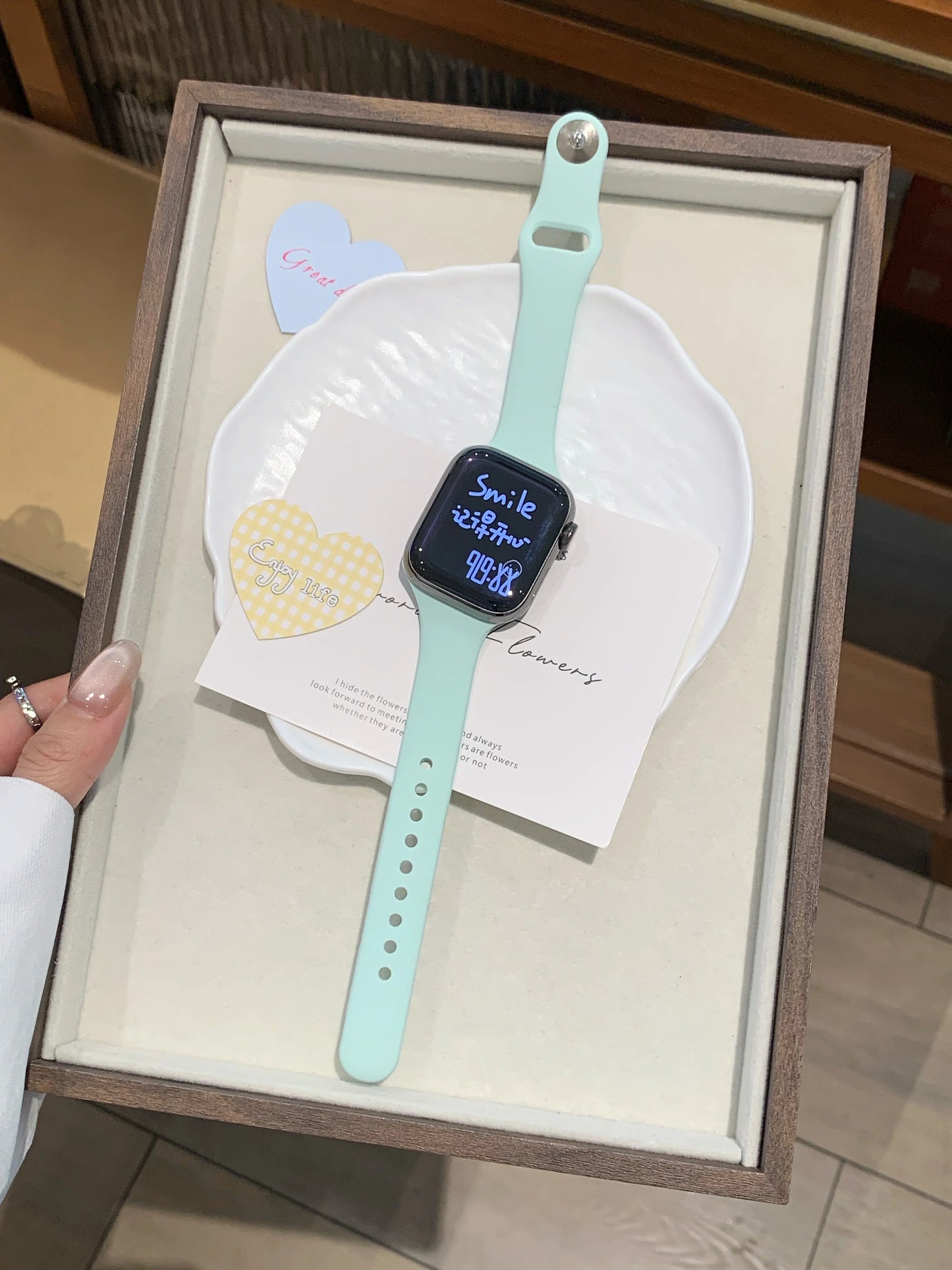 Slim Silicone Band for Apple Watch Ultra 49mm 40mm 41mm 44mm 45mm 46mm, Compatible with iWatch Series 11 10 9 8 7 6 5 SE3