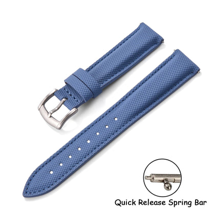 Cinturino per orologio in nylon Sailcloth 18 19 20 22 mm, cinturino in pelle a sgancio rapido per Omega Seiko Tissot, cinturino universale