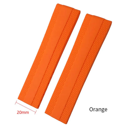 Bracelet de montre en caoutchouc souple, 20mm 21mm 22mm, adapté à Breitling Superocean Avenger Heritage, blanc, noir, Orange, outils de bracelet de montre en Silicone souple