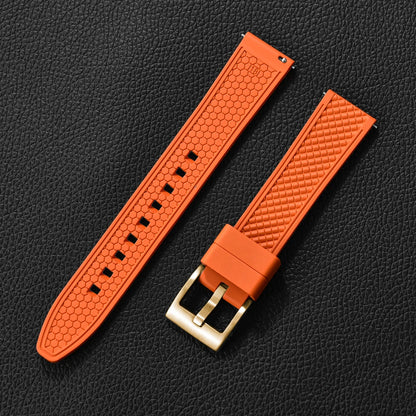 Bracelet en caoutchouc fluoré FKM, 18mm 20mm 22mm 24mm, Bracelet de montre à dégagement rapide pour plongée Omega Seiko Tissot Rolex, ceinture universelle