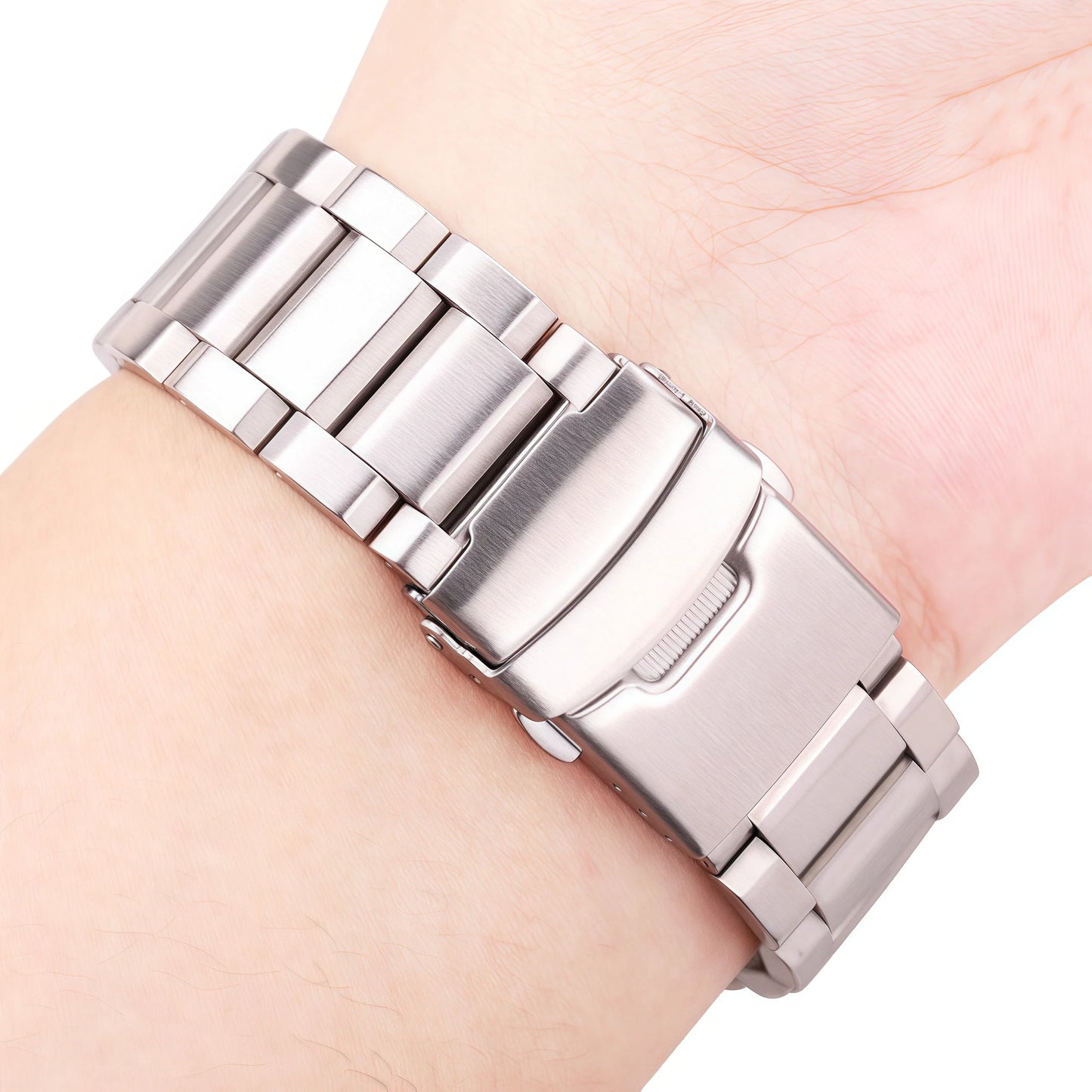 Bracelet de montre en acier inoxydable, 18mm, 20mm, 22mm, 24mm, lien, bleu, noir, or, accessoires