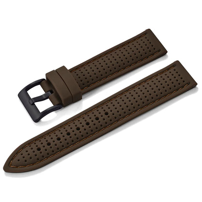 Bracelet de montre sport en silicone à dégagement rapide - Bracelet en caoutchouc souple respirant et imperméable, ajustement universel 18 mm 20 mm 22 mm pour hommes et femmes