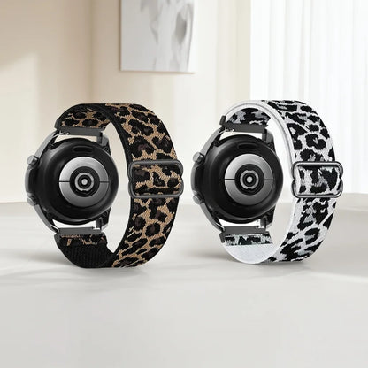 Cinturino intrecciato in nylon, 2 pezzi, per Huawei Watch 5 GT6 5 4 Pro, 46mm, elastico, per Amazfit Active Max/Balance 2/Bip 6 5