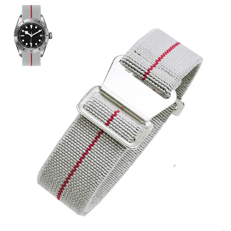 Nylon Watch Strap for Seiko Water Ghost Tudor Samsung, 18mm 20mm 22mm, Universal Men's Sport SmartWatch Band