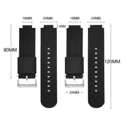 Nylon Strap for Casio F91W AE-1200 1300 F-108 SGW-300/400/500 W-800H, Quick Release Canvas Watch Band, Men's Accessories, 16mm 18mm