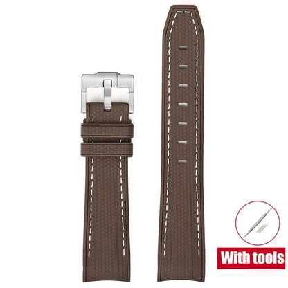 Bracelet de plongée Joint MoonSwatch 20mm pour Omega X Swatch hommes femmes Arc extrémité incurvée Bracelet en caoutchouc TPU pour outils de Bracelet de montre Rolex